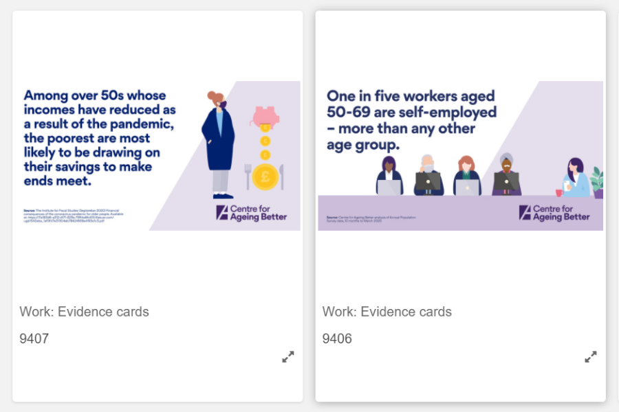 Ageing Better evidence cards launched